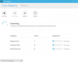 IQmango PC Cleaner - náhled