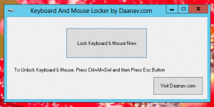 Keyboard And Mouse Locker - náhled