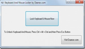 Keyboard And Mouse Locker - náhled