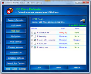USB Drive Defender - náhled