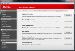 Avira System SpeedUp - náhled