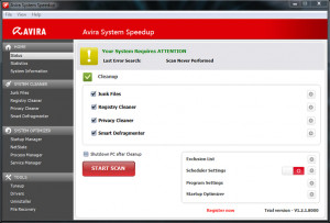 Avira System SpeedUp - náhled
