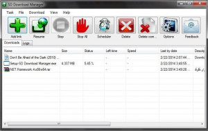 SD Download Manager - náhled
