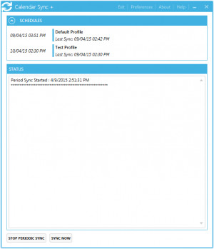 Calendar Sync + - náhled