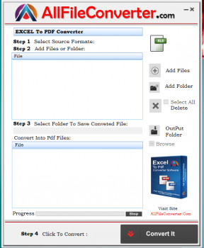 Free Excel to PDF Converter - náhled
