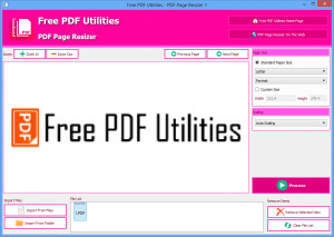 PDF Page Resizer - náhled