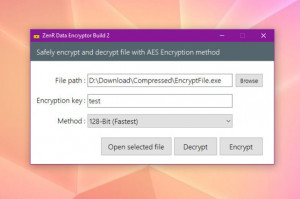 ZenR Data Encryptor - náhled