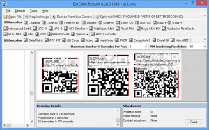 ByteScout BarCode Reader - náhled