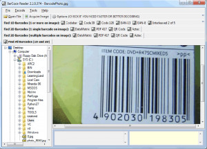 ByteScout BarCode Reader - náhled