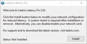 Leatrix Latency Fix - náhled