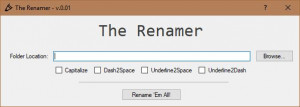 The Renamer - náhled