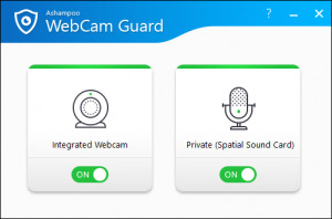 Ashampoo WebCam Guard - náhled