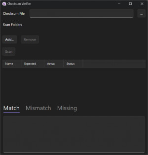 Checksum Verifier - náhled