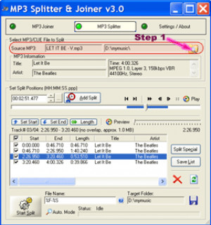 MP3 Splitter & Joiner - náhled