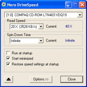 Nero DriveSpeed - náhled