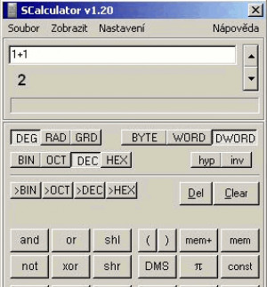 SCalculator - náhled