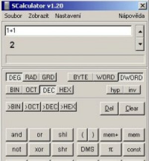 SCalculator - náhled