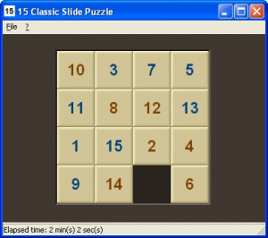 15 Classic Slide Puzzle - náhled