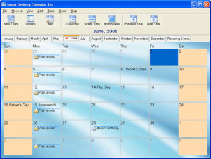 Smart Desktop Calendar - náhled