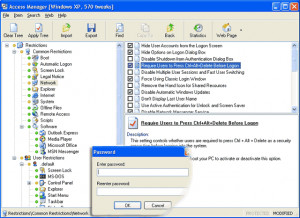 Access Manager for Windows - náhled