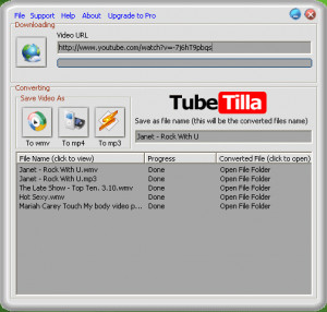 TubeTilla - náhled