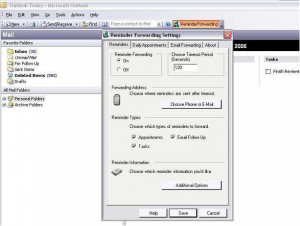 Reminder Forwarding for Outlook - náhled