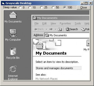 Grayscale Desktop - náhled