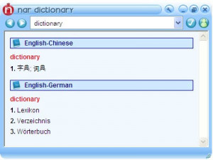 Nar Dictionary - náhled