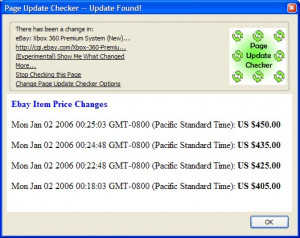 Page Update Checker - náhled