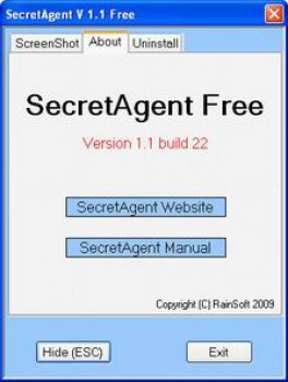 SecretAgent - náhled