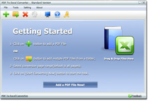 PDF To Excel Converter - náhled
