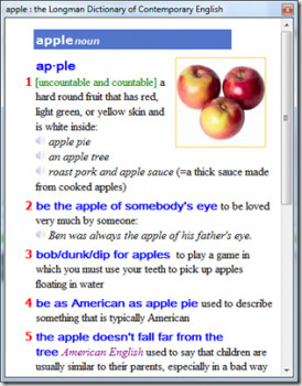 Longman English Dictionary Browser - náhled
