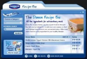 Dannon Recipe Box - náhled
