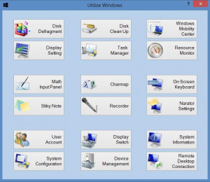 Utilize Windows - náhled
