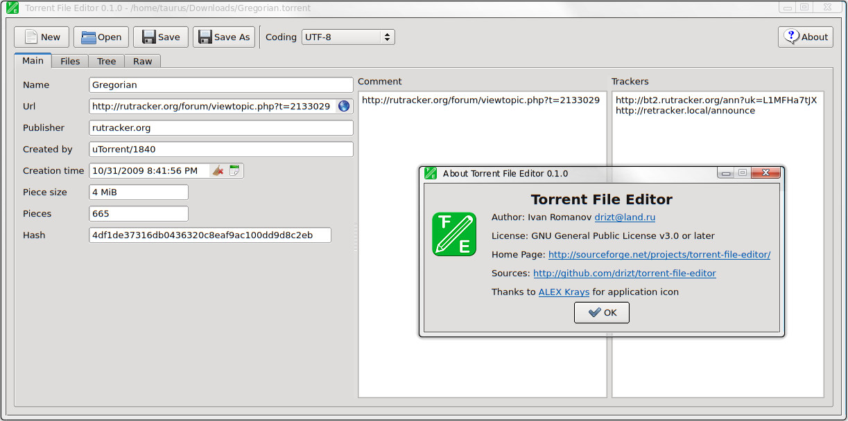 Torrent File Editor 0.3.18 download the new version for iphone