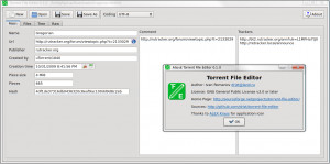 Torrent File Editor - náhled