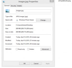 File Size Changer - náhled