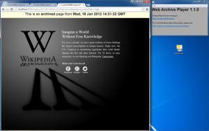 Web Archive Player - náhled