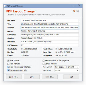 Adept PDF Layout Changer - náhled