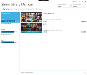 Steam Library Manager - náhled