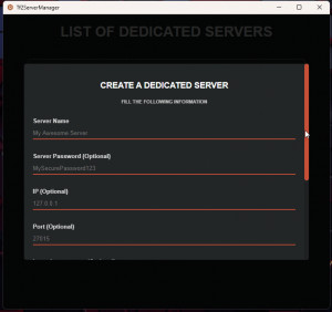 TF2 Server Launcher - náhled