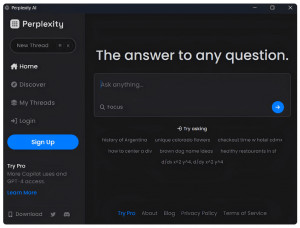Perplexity AI - náhled
