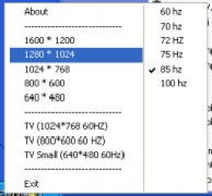 Quick Resolution Changer - náhled