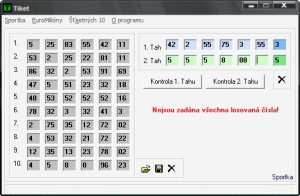 Tiket - náhled