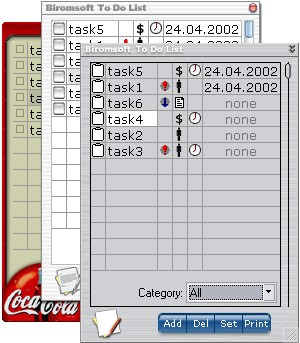 Biromsoft To Do List - náhled