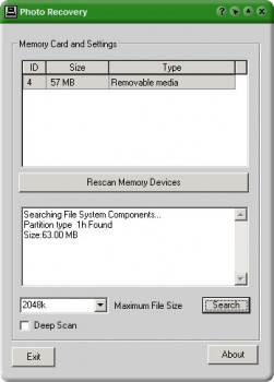 Photo Recovery - náhled