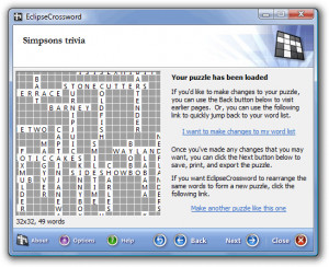 EclipseCrossword - náhled