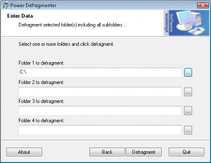 Power Defragmenter - náhled