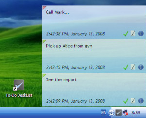 To-Do DeskList - náhled