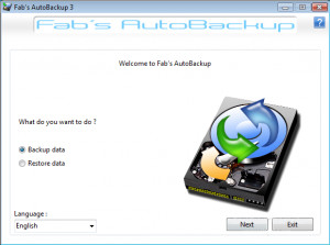 AutoBackup - náhled